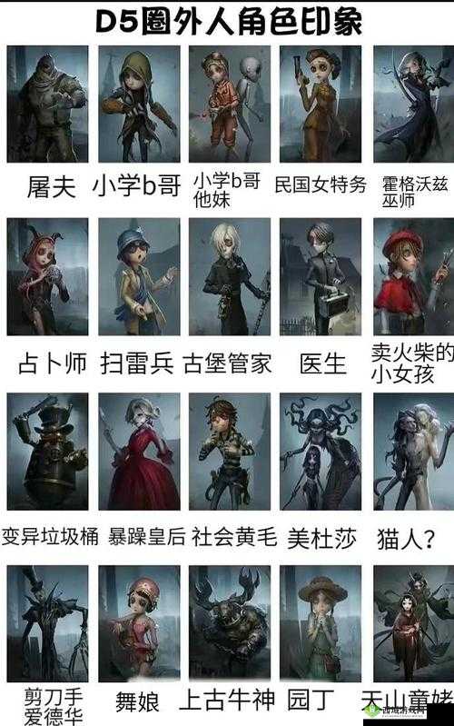 第五人格各版本特色及详细介绍