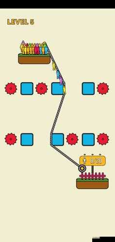 小人冲冲冲第五关难关如何突破？LEVEL5详细图文攻略揭秘！